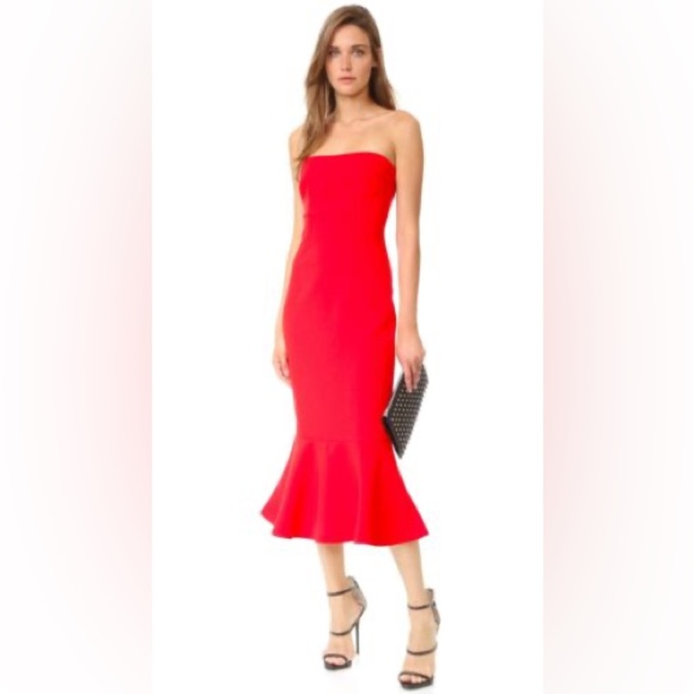 Cinq a Sept Luna Dress in Venetian Red NWT